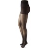 Hanes Script Women’s Fashion Diamond Compression Tights for Leg Support, Control Top, Sheer Toe, Black